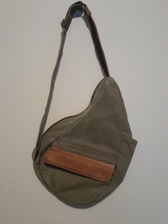 L.L. Bean Other - L.L. Bean Olive Green Canvas Men’s Crossbody / Shoulder Bag